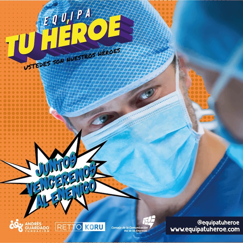 Equipa tu Héroe iniciativa para apoyar al personal médico